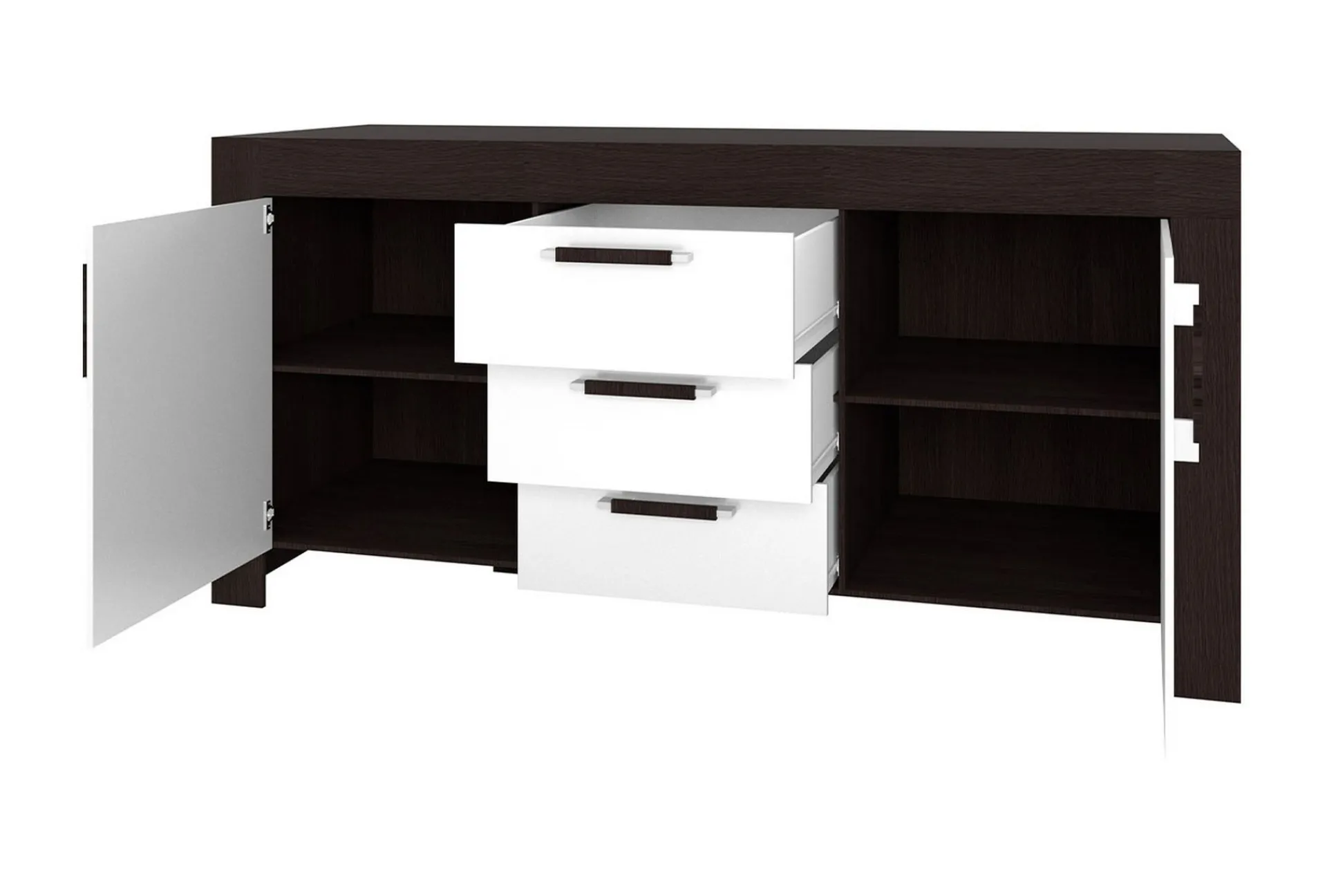 Sideboard & Skjenker-Cezar Skänk 170x42x85 cm Ek Eik