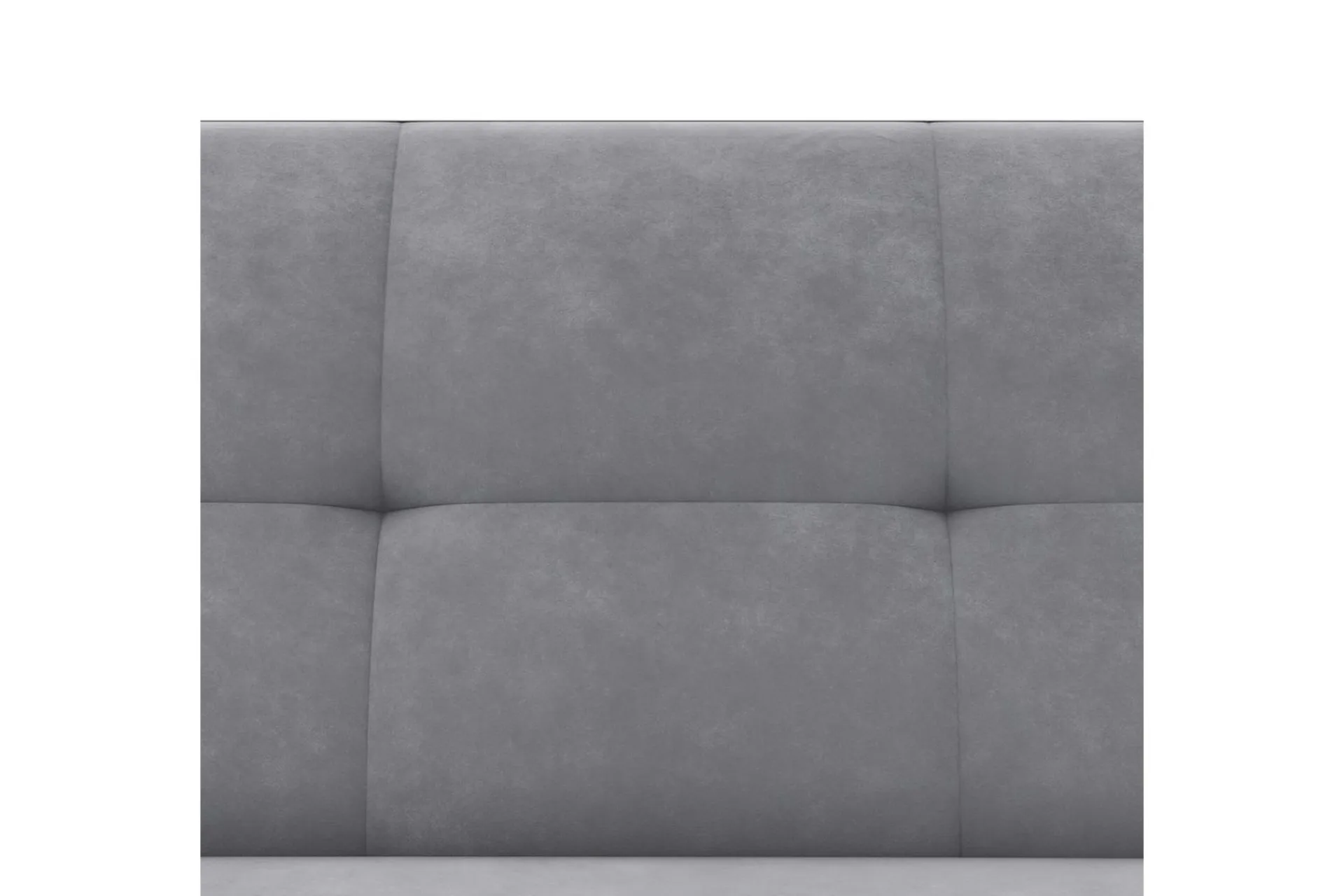 Loft24 Sofa Med Sjeselong-Chaiselong Lilly Lys grå, Fløyel Lysegrå