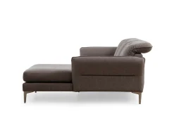 Sofa Med Sjeselong-Chandara Sofa med Divan 3-seter Grey