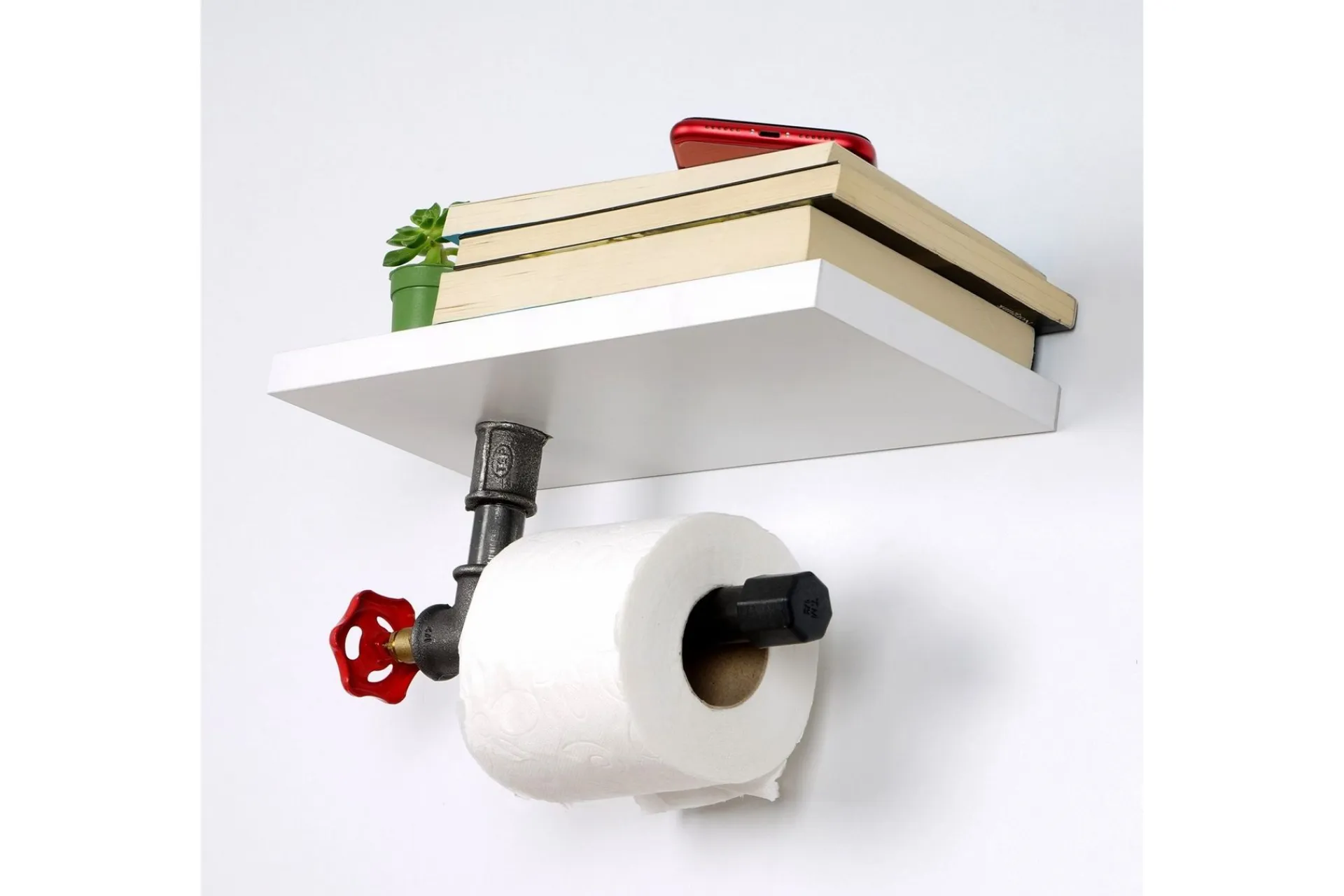 Baderom-Chandina Toalettpapirholder 30x14 cm Hvit