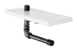 Baderom-Chandina Toalettpapirholder 30x12 cm Hvit
