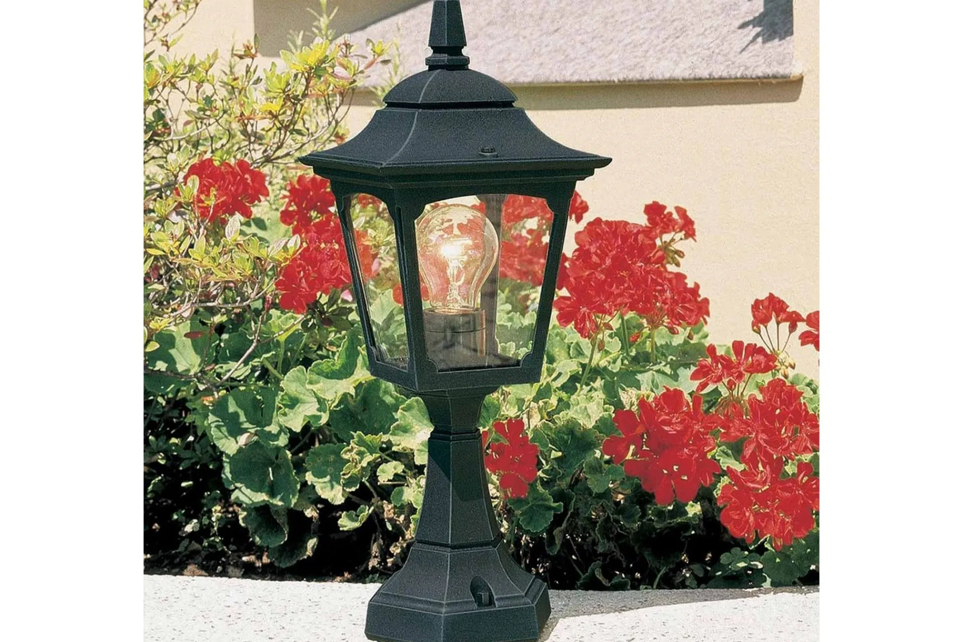 Stolpelykt & Portlykt-Chapel Mini Elstead Lighting Utelampe Svart