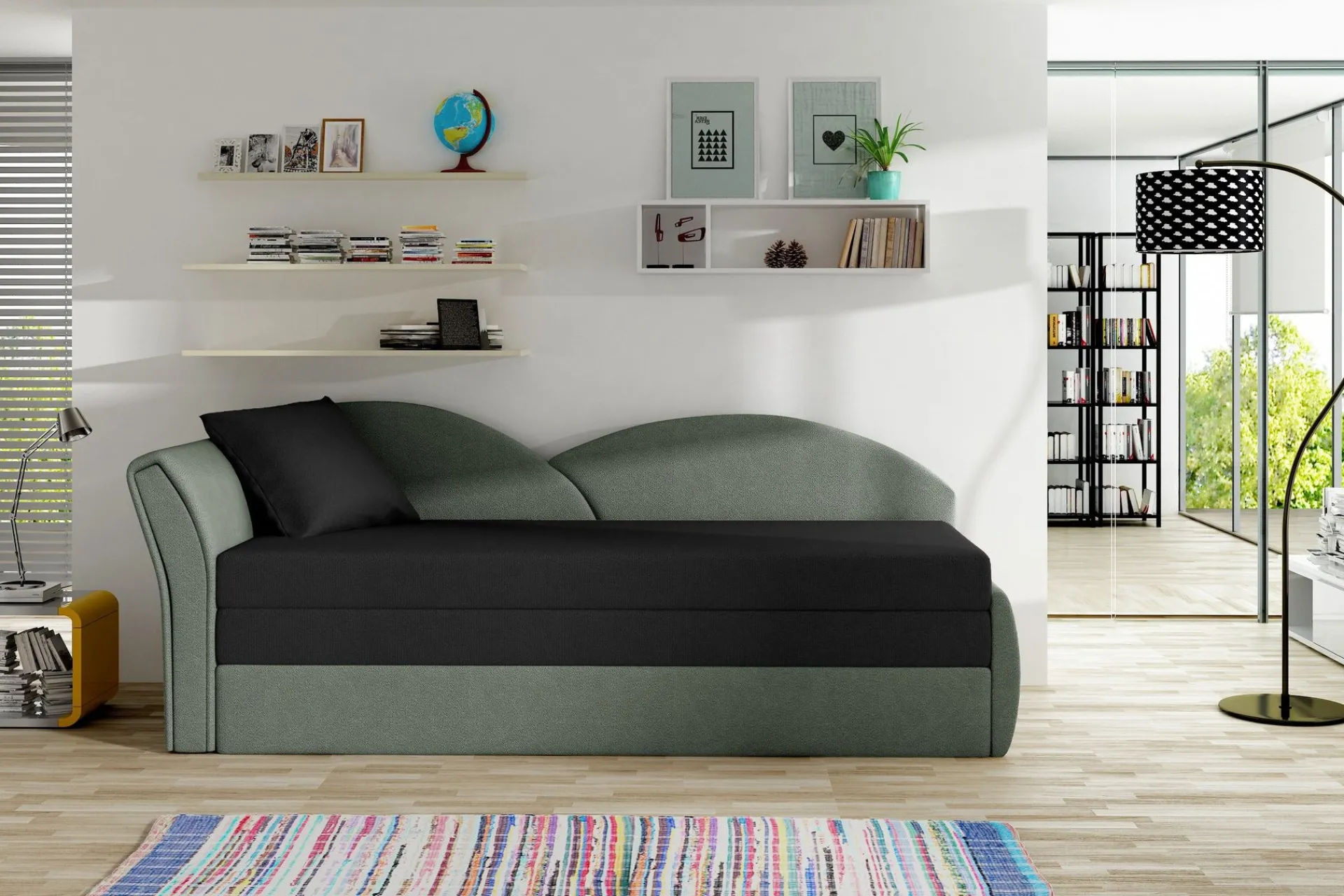 Sovesofaer-Chasidi Sovesofa Svart,Grey