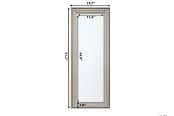 Veggspeil|Helkroppsspeil-Chatain Speil 50 cm Sølv