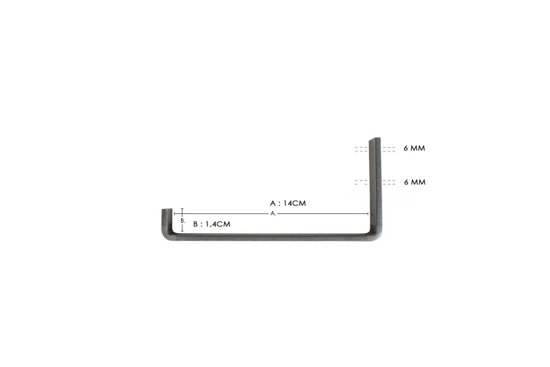 Vegghylle-Chealsie Vegghylle 60 cm Valnöt,Svart