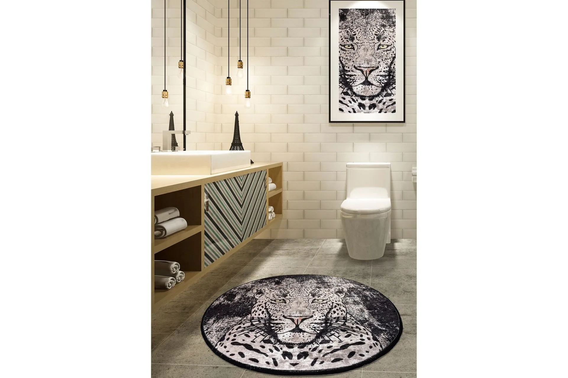 Chilai Home Badematte 100 Rund