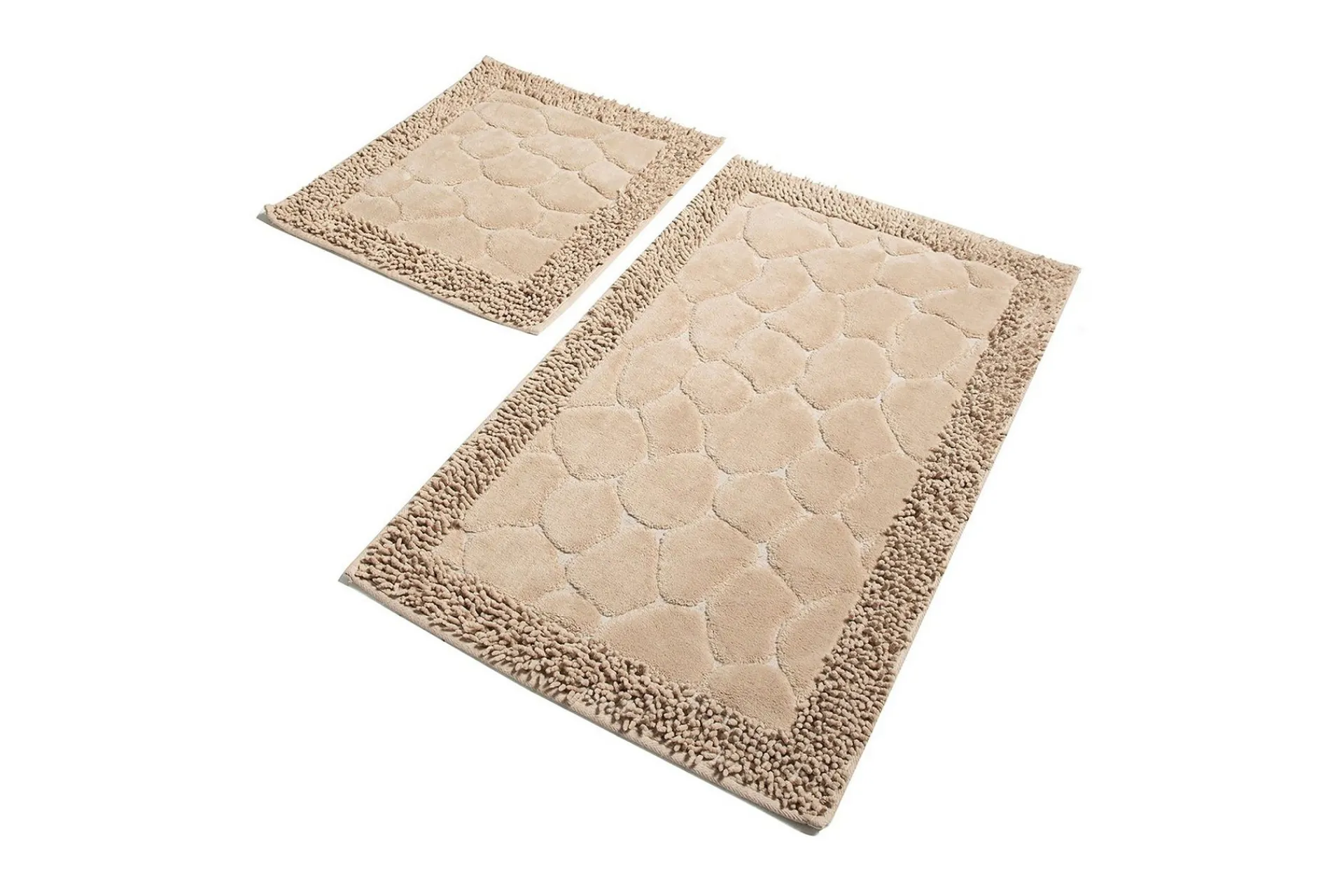 Baderomsmatte|Baderomsmatte-Chilai Home Badematte Sett med 2 Beige