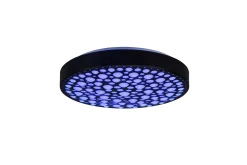 Trio Lighting Taklampe|Kjøkkenlampe-Chizu LED-Taklampe Svart Rgb