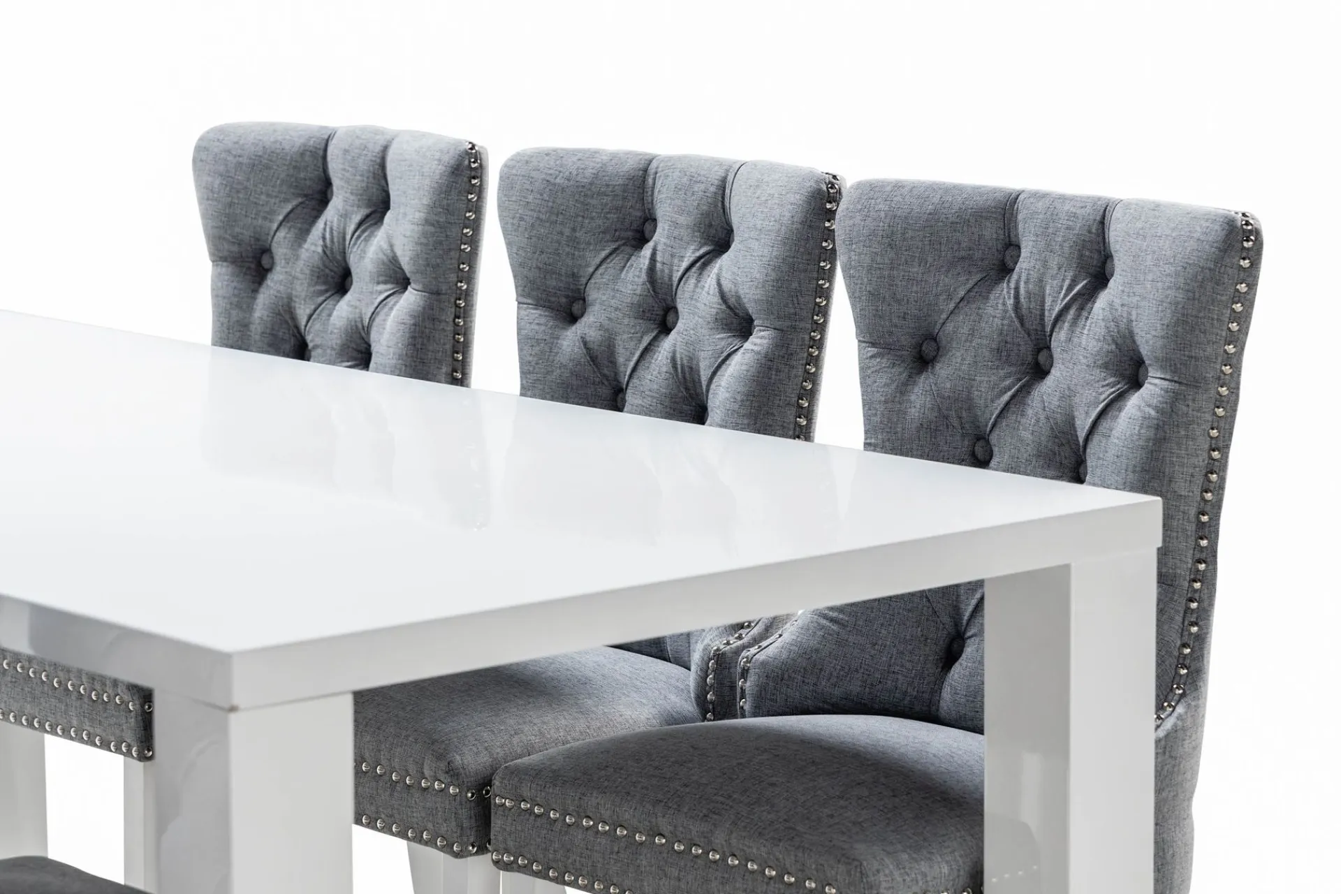 Concept 55 Spisegrupper-Cibus Spisegruppe 180 cm inkl. 6 Bergviken Stoler Hvit