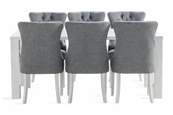 Concept 55 Spisegrupper-Cibus Spisegruppe 180 cm inkl. 6 Bergviken Stoler Hvit