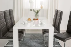 Concept 55 Spisegrupper-Cibus Spisegruppe med 6 Stoler Hvit