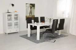 Concept 55 Spisegrupper-Cibus Spisegruppe med 6 Stoler Hvit