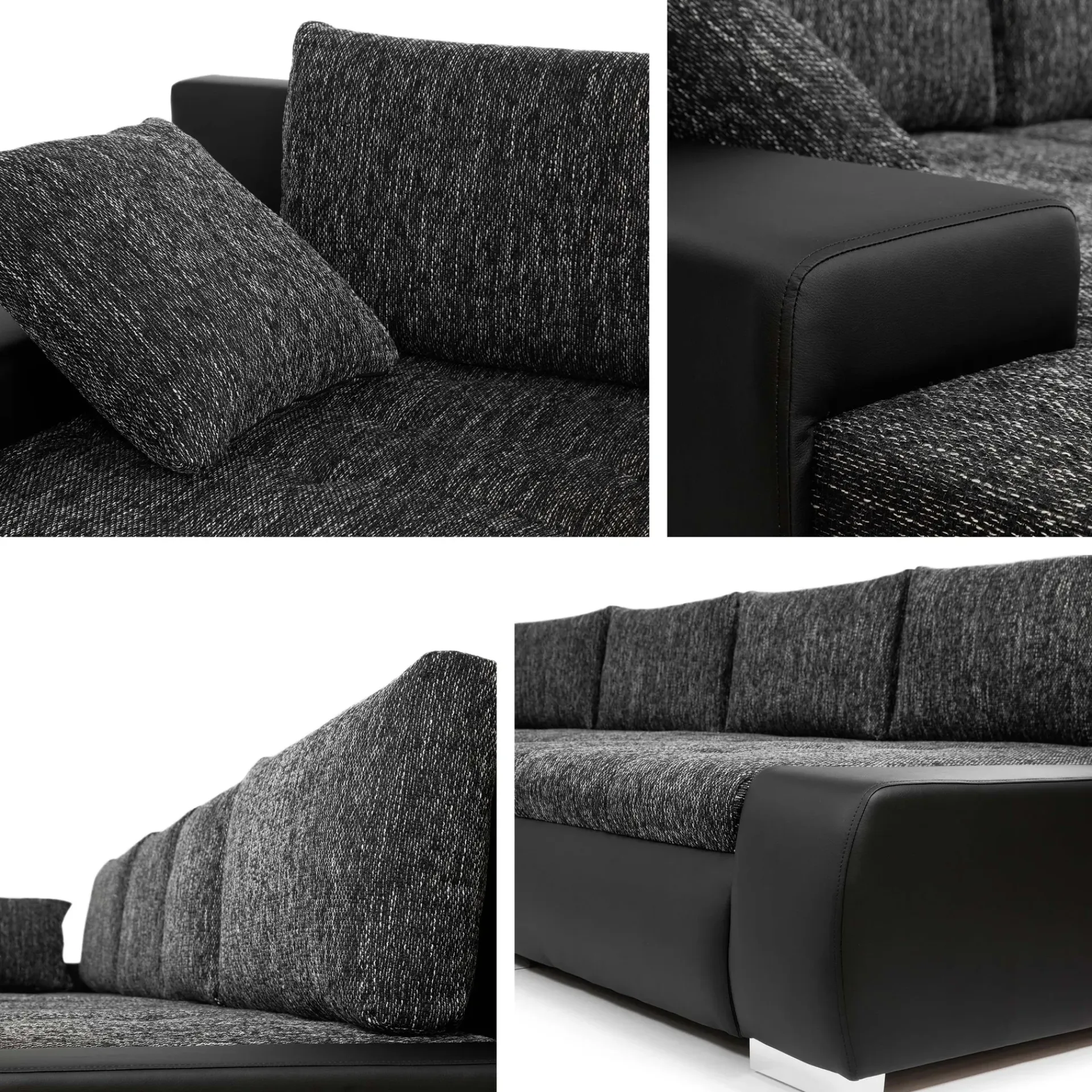Hjørnesofa-Cillo 6-seters U-sofa