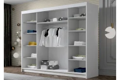 Vegghengt Oppbevaring|Knaggerekke-Cinerea Garderobe 250x215 cm Svart