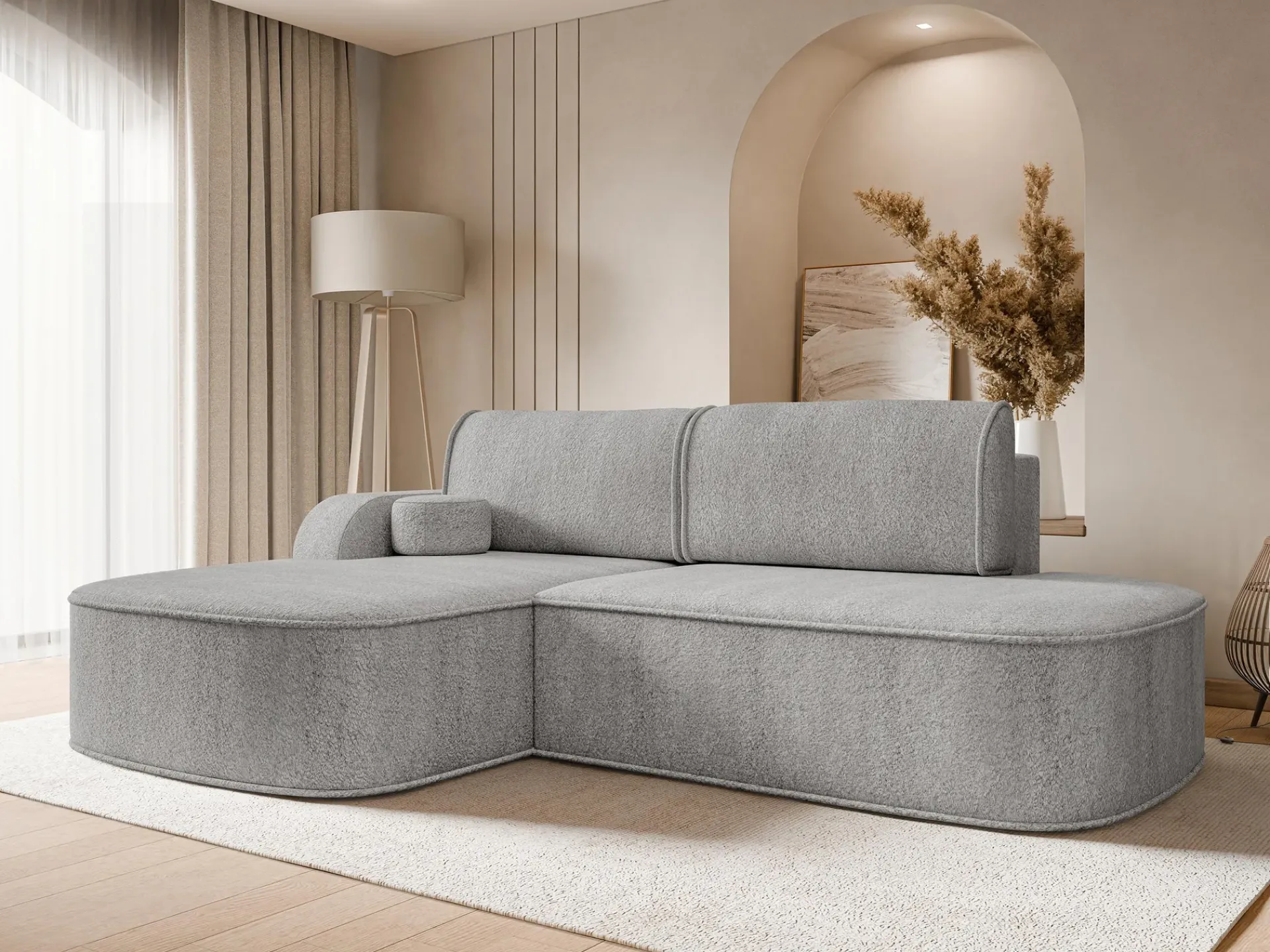 Cinrel Sovesofa med sjeselong 3-seter