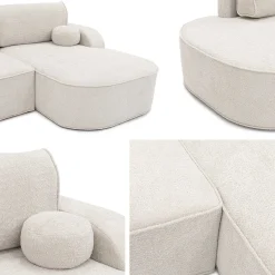 Cinrel Sovesofa med sjeselong 3-seter