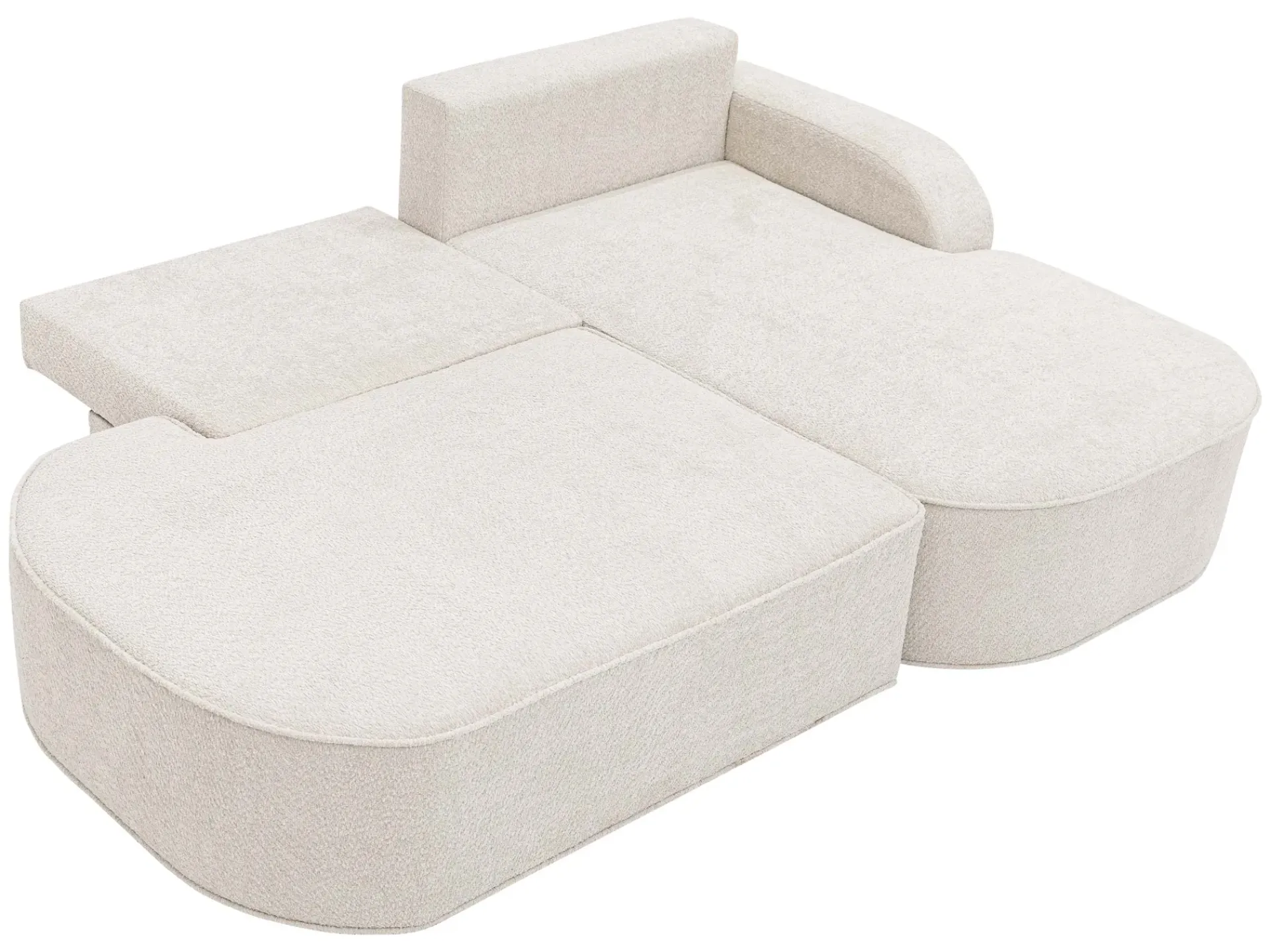 Cinrel Sovesofa med sjeselong 3-seter