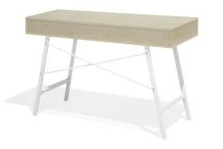 Clarita Skrivebord 120 cm med Oppbevaringshylle + 2 Skuffer