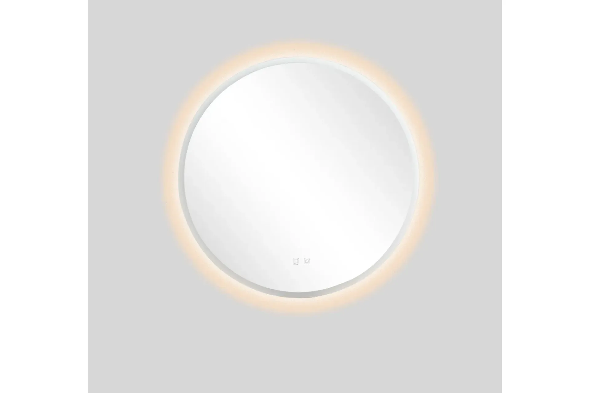 Innsynsbeskyttelse & Innhegning|Baderom-Clas Rundt Baderomsspeil med LED-belysning 100 cm Transparent