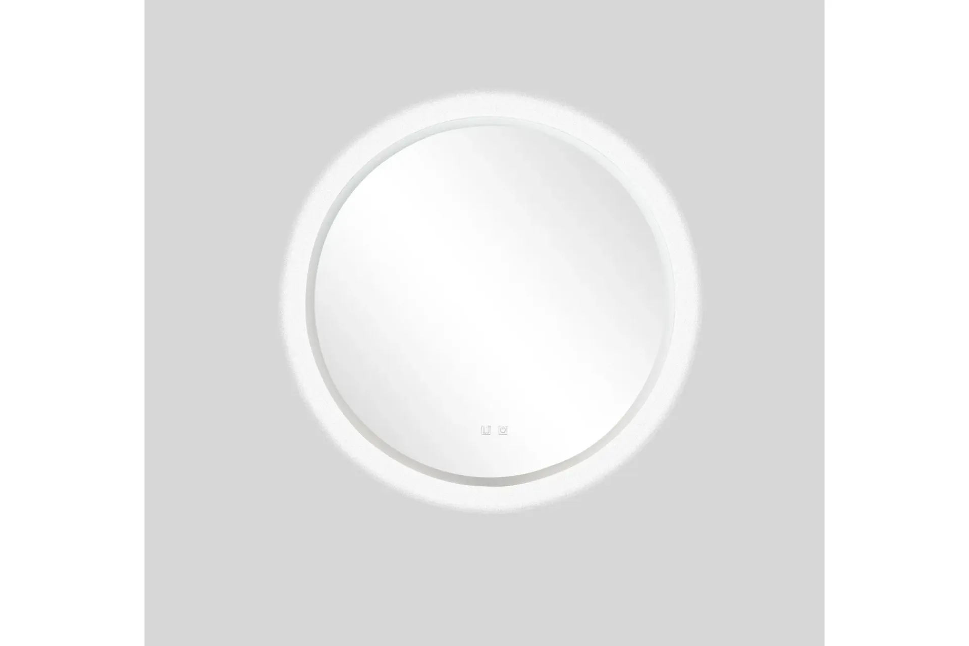 Innsynsbeskyttelse & Innhegning|Baderom-Clas Rundt Baderomsspeil med LED-belysning 100 cm Transparent