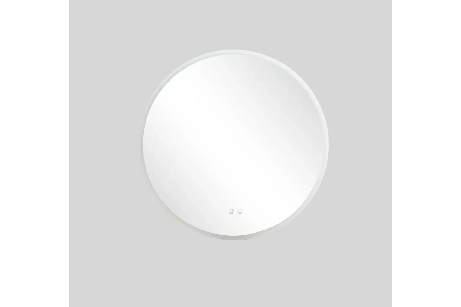 Innsynsbeskyttelse & Innhegning|Baderom-Clas Rundt Baderomsspeil med LED-belysning 100 cm Transparent