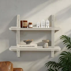 Vegghylle-Clavor vegghylle 70 cm Myk beige