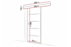 Dører & Porter-Clonmore Highboard Graphite Grafitt