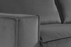 Hjørnesofa-Cloudia Hjørnesofa Large Fløyel Grey