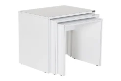 Avlastningsbord-Coffee Table høyglans Hvit