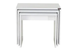 Avlastningsbord-Coffee Table høyglans Hvit