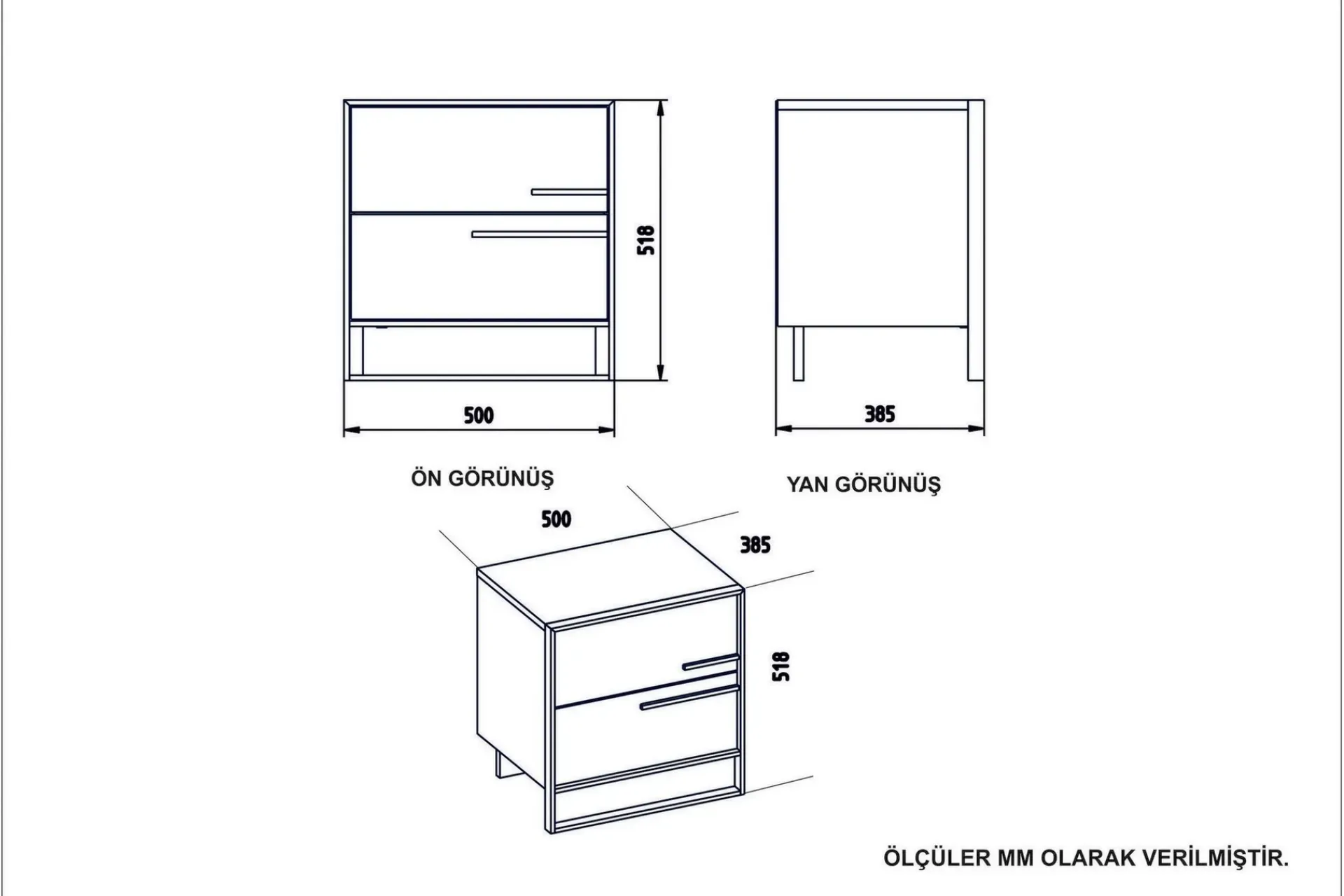 Avlastningsbord-Cofield Nattbord 50 cm Svart,Gull