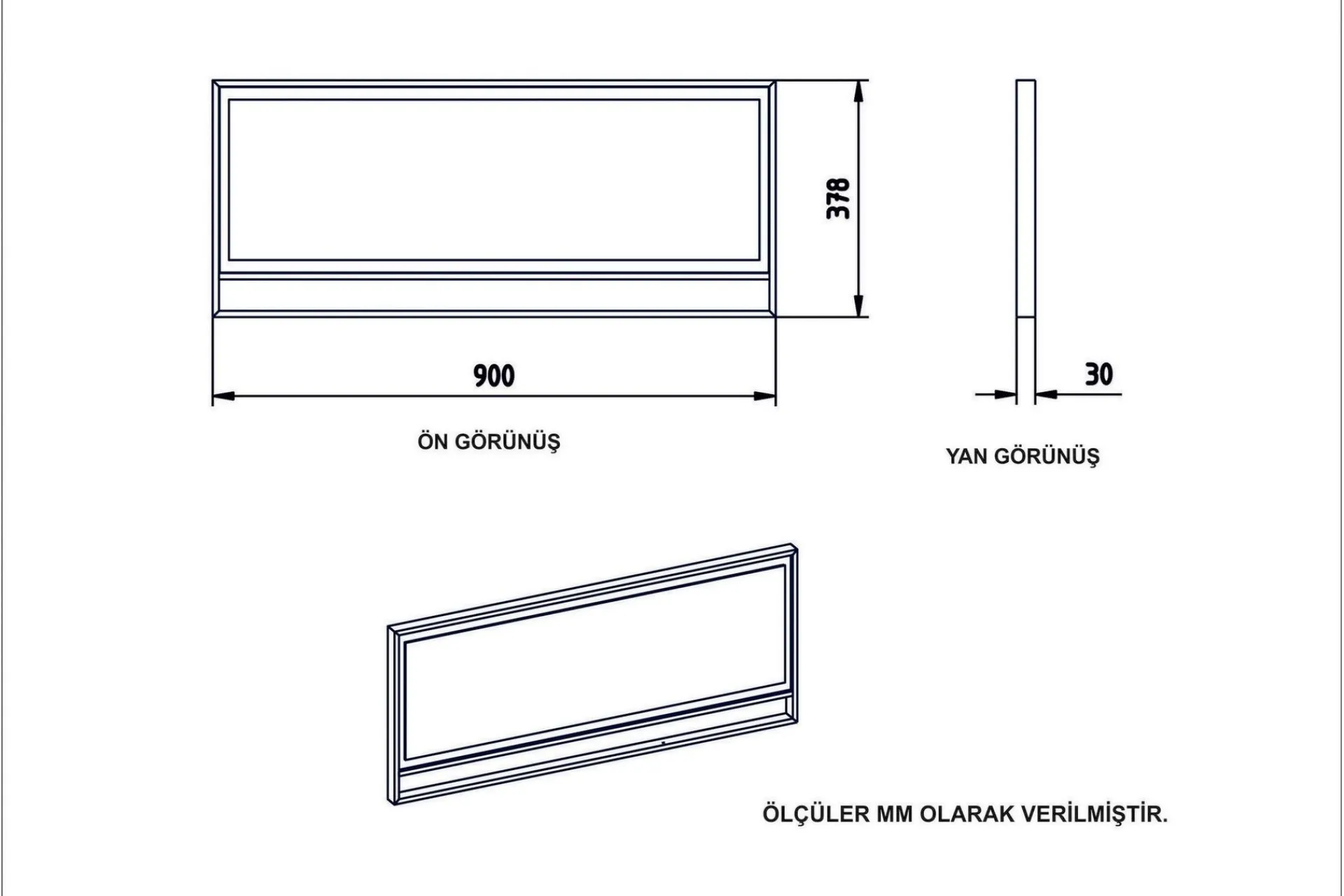 Veggspeil|Gangspeil-Cofield Speil 90 cm Svart,Gull