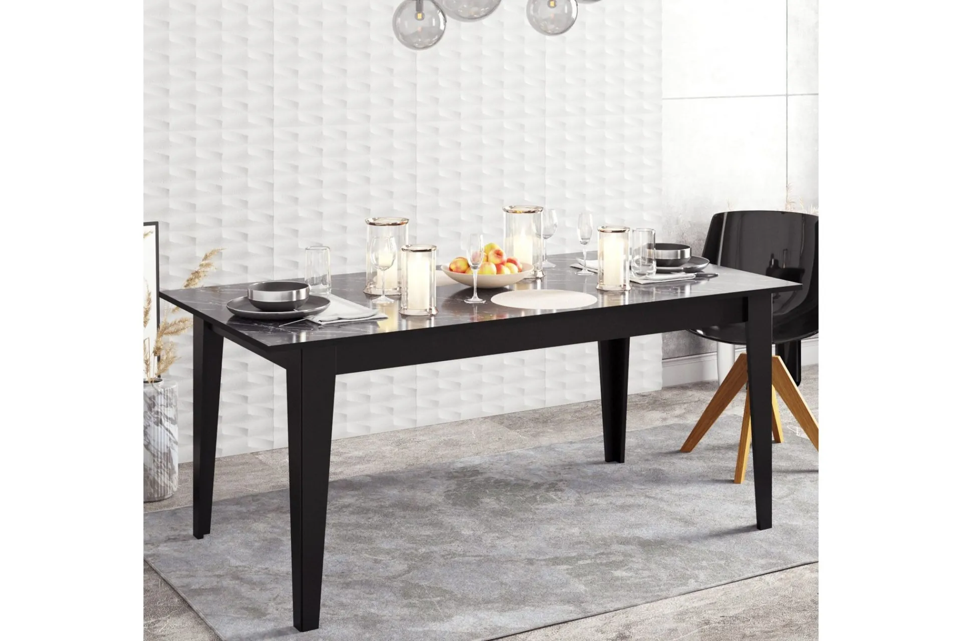 Spisebord & Kjøkkenbord-Cofield Spisebord 180 cm Svart