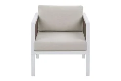 Veranda & Terrasse|Loungesett-Columbero Loungegruppe 5-seter Hvit
