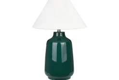 Nattbordslampe|Bordlampe-Columbrete Bordlampe 57 cm E27 Mørkegrønn,Hvit