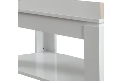 Sofabord-Comfortale Sofabord 104 cm med Oppbevaringshylle Hvit