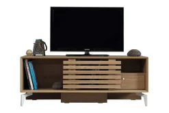 Tv-Benk & Mediabenk-Comfortale TV-benk 125 cm Brun