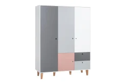 VOX Concept Garderobe Hvit / Grå / Rosa