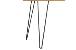 Novogratz Kontorbord-Concord Skrivebord 106 cm med Oppbevaring Skuff Grå/Natur/Sv Natur/Svart