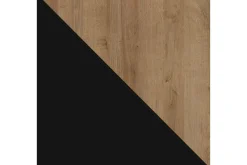 Novogratz Kontorbord-Concord Skrivebord 106 cm med Oppbevaring Skuff Grå/Natur/Sv Natur/Svart