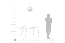 Kjøkkenlampe|Taklampe-Congo Taklampe 40 cm Hvit
