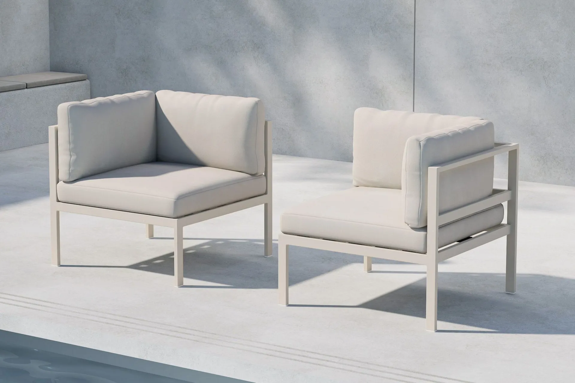 Venture Home Moduler|Moduler-Copacabana Hjørnemodul Utendørs Beige