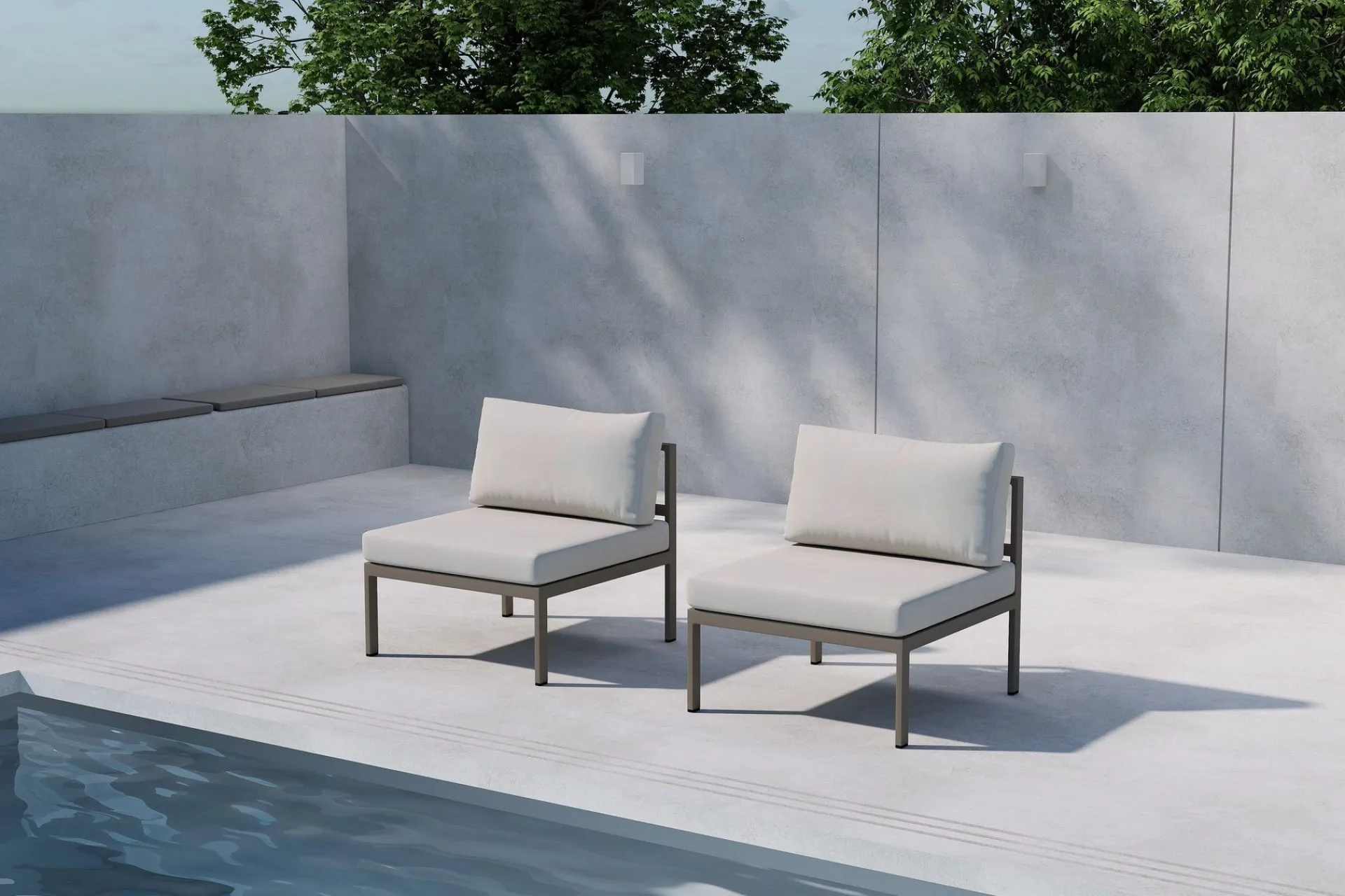 Venture Home Moduler|Moduler-Copacabana Midtmodul Utendørs Beige