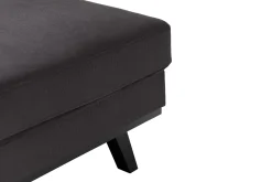 Scandinavian Choice Copenhagen Compact 3-seters Vendbar L-formet Divansofa i Fløyel