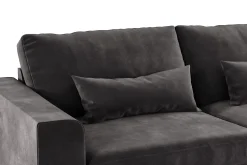 Scandinavian Choice Velour Sofa & Fløyel Sofa-Copenhagen 4-seters Fløyelssofa Mørkegrå