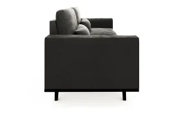 Scandinavian Choice Velour Sofa & Fløyel Sofa-Copenhagen 3-seters Fløyelssofa Mørkegrå