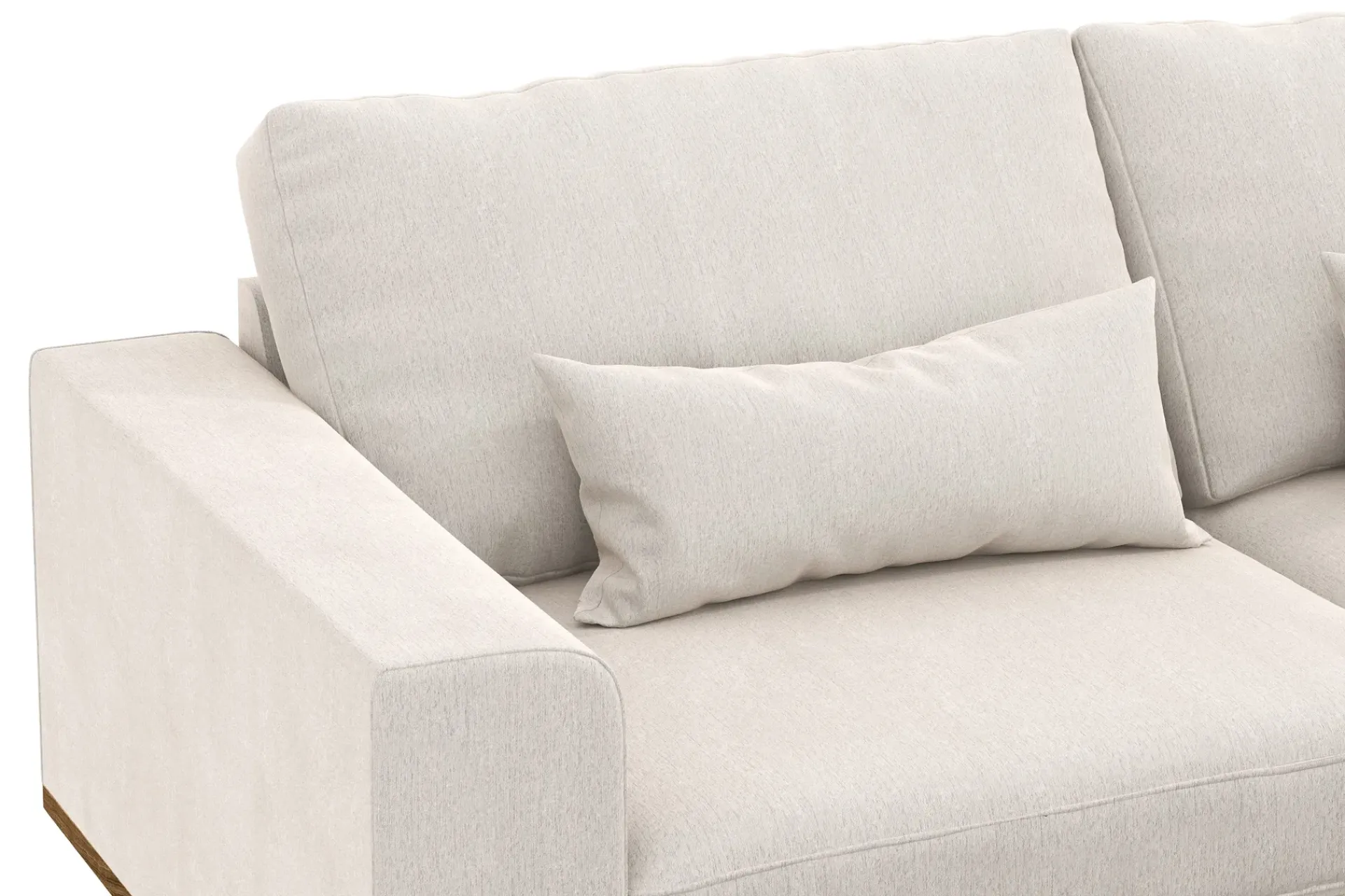 Scandinavian Choice Copenhagen 6-seters L-formet Hjørnesofa i Fløyel