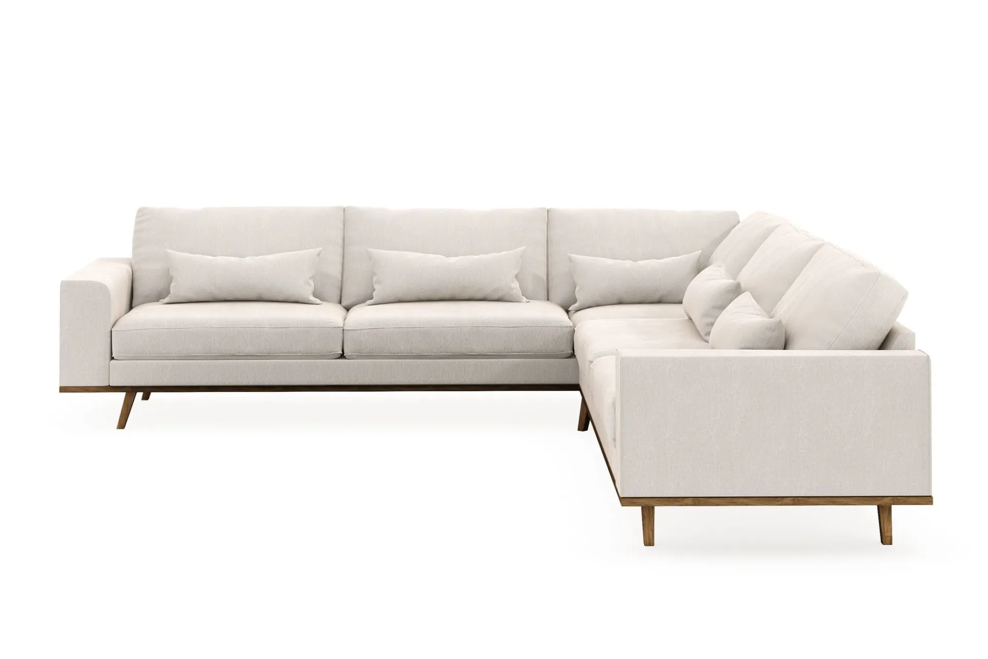 Scandinavian Choice Copenhagen 6-seters L-formet Hjørnesofa i Fløyel
