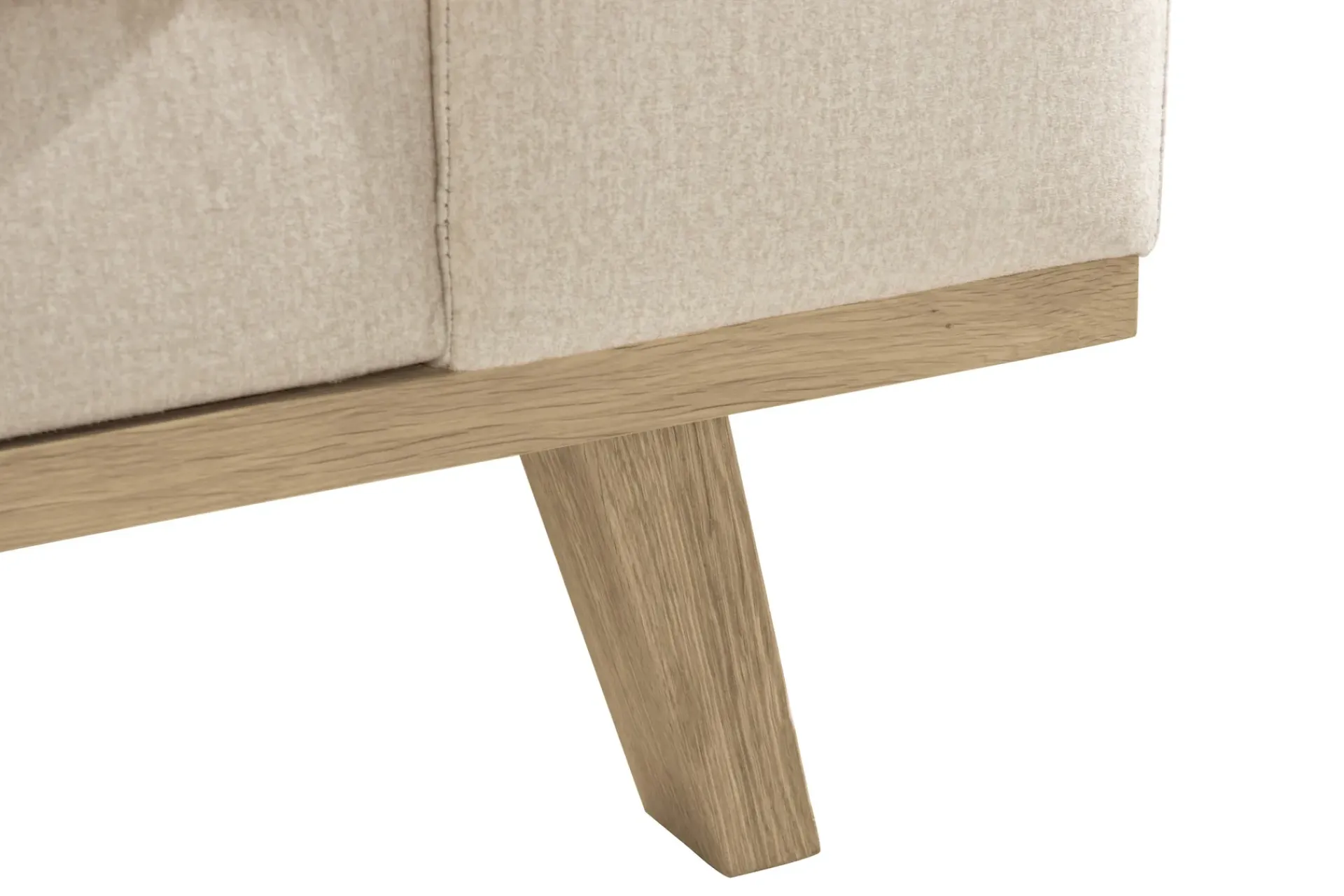 Scandinavian Choice Velour Sofa & Fløyel Sofa|Sofa Med Sjeselong-Copenhagen 4-seters Venstrevendt L-formet Divansofa i Fløyel Beige