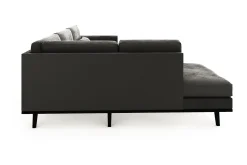 Scandinavian Choice Copenhagen 4-seters Venstrevendt L-formet Sjeselongsofa i Fløyel